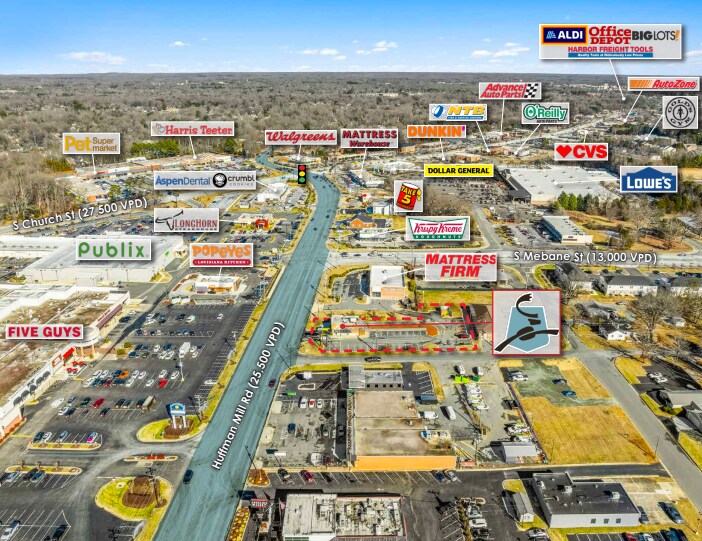 More Photos Of 216 Hufman mill Rd, Burlington Fast Food For Sale