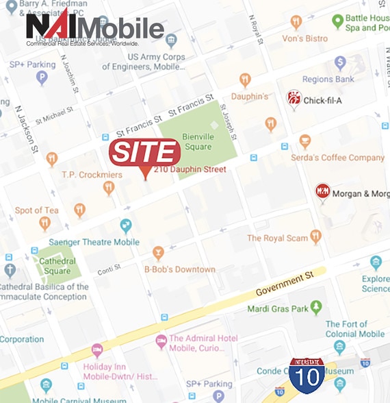 More Photos Of 210 Dauphin St, Mobile Storefront Retail Office For Lease