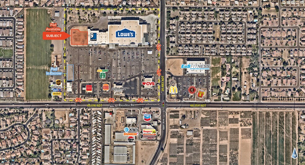More Photos Of W Baseline Rd @ 19th Ave, Phoenix Unknown For Lease