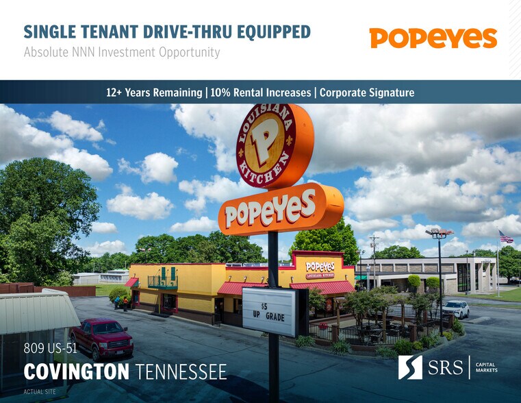 Primary Photo Of 809 Highway 51 N, Covington Fast Food For Sale
