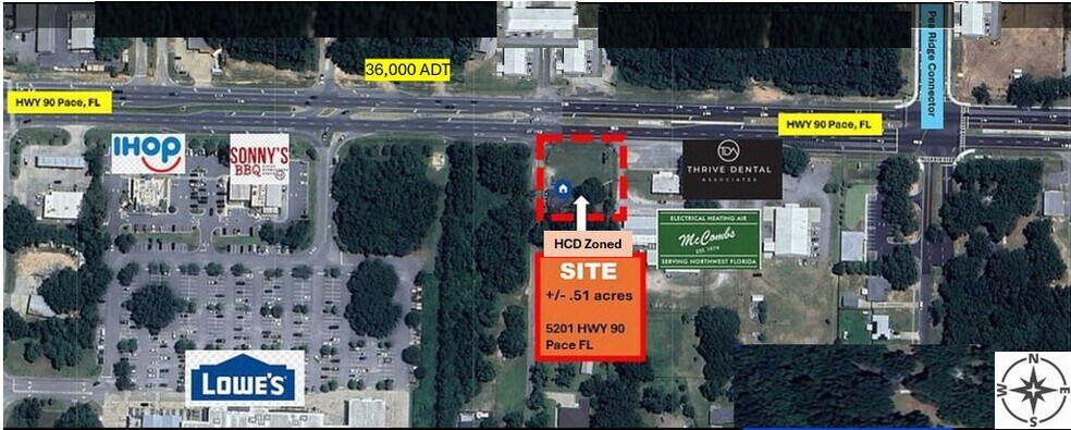 Primary Photo Of 5201 US-90, Pace Land For Sale