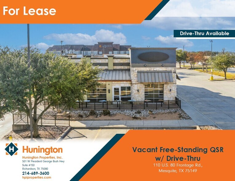 Primary Photo Of 110 US Highway 80 E, Mesquite Fast Food For Lease