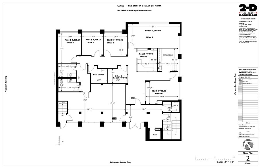 More Photos Of 3302 Fuhrman Ave E, Seattle Office For Lease