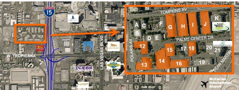 More Photos Of 3205-3237 W Tompkins Ave, Las Vegas Light Distribution For Lease