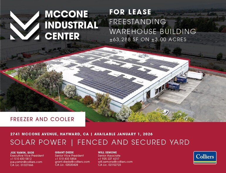 Primary Photo Of 2741 McCone Ave, Hayward Warehouse For Lease