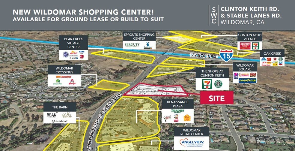Primary Photo Of SWC Clinton Keith Rd & Stable Lanes Rd, Wildomar Land For Lease