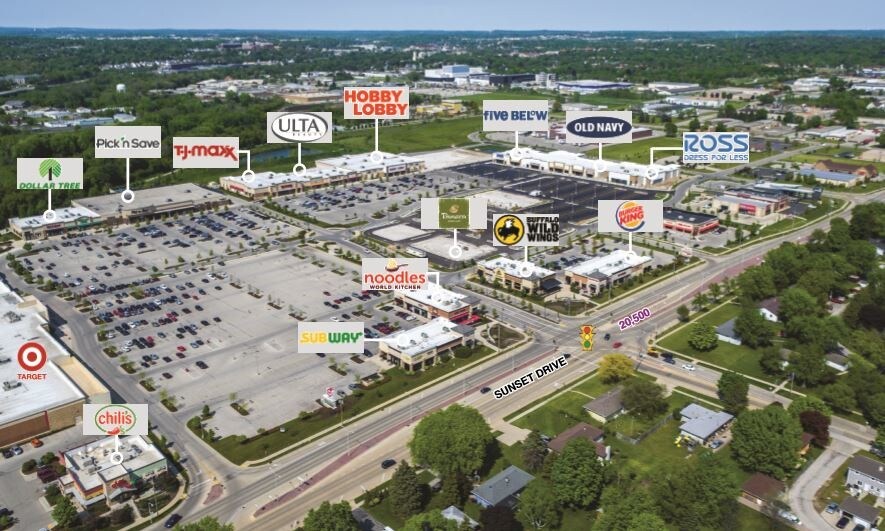 More Photos Of 1190 W Sunset Dr, Waukesha Freestanding For Lease