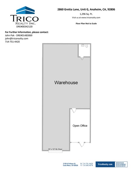 More Photos Of 2860 E Gretta Ln, Anaheim Unknown For Lease
