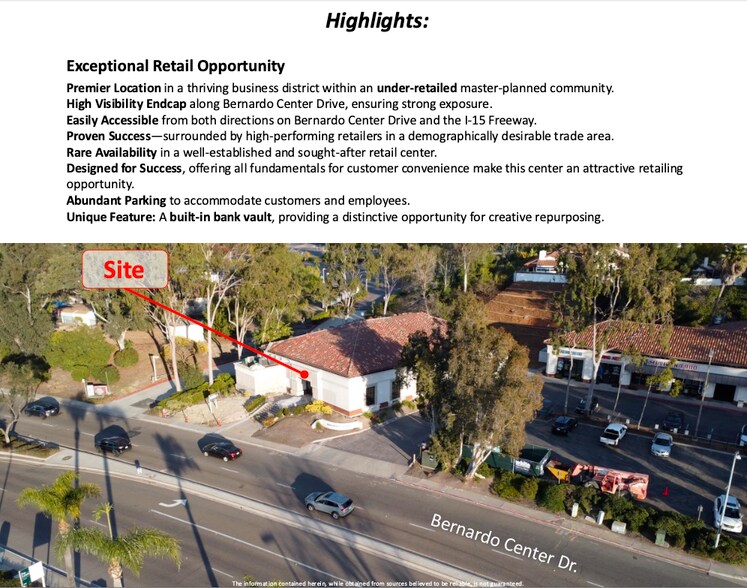 More Photos Of 16495 Bernardo Center Dr, San Diego Freestanding For Lease