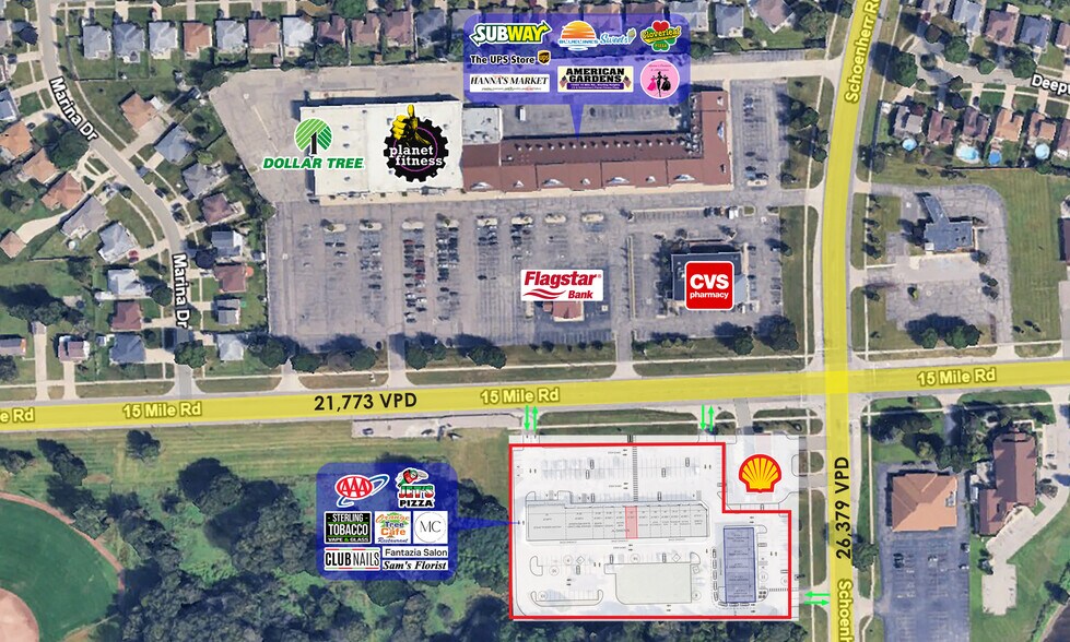More Photos Of 13400-13480 E 15 Mile Rd, Sterling Heights Unknown For Lease