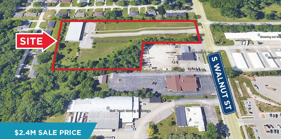 Primary Photo Of 3000-3070 S Walnut St, Bloomington Land For Sale