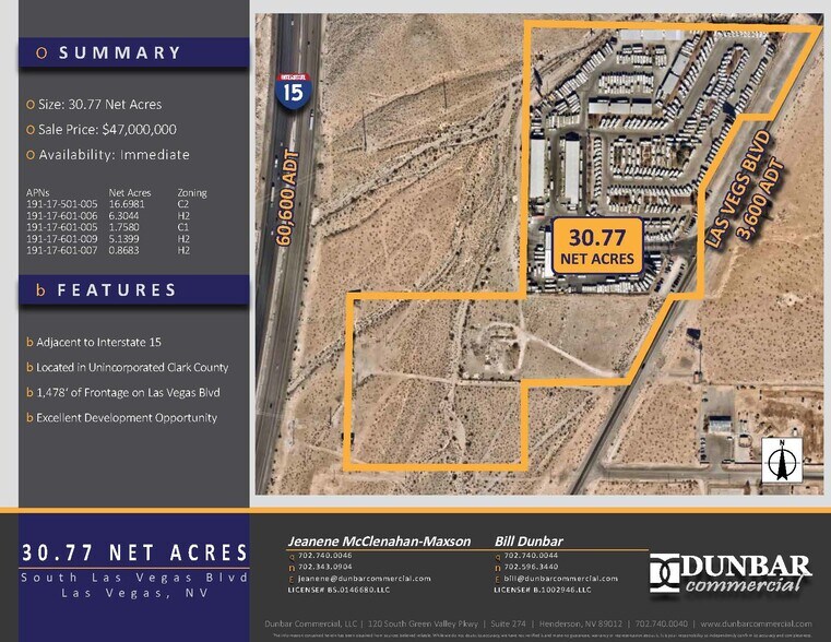 More Photos Of 13175 Las Vegas Blvd S, Las Vegas Land For Sale