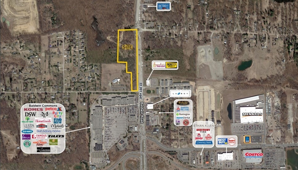 Primary Photo Of Baldwin & Judah Rd, Orion Township Unknown For Lease