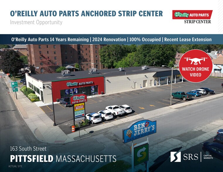 Primary Photo Of 163 South St, Pittsfield Storefront For Sale