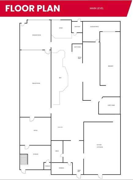 More Photos Of 234 Walnut St, Spooner Restaurant For Sale