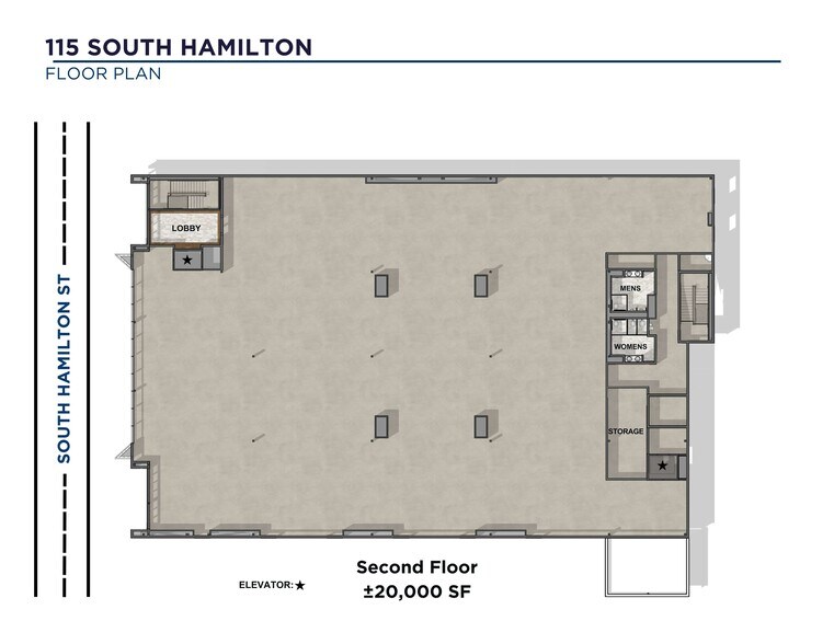 Primary Photo Of 115 S Hamilton St, High Point Showroom For Lease