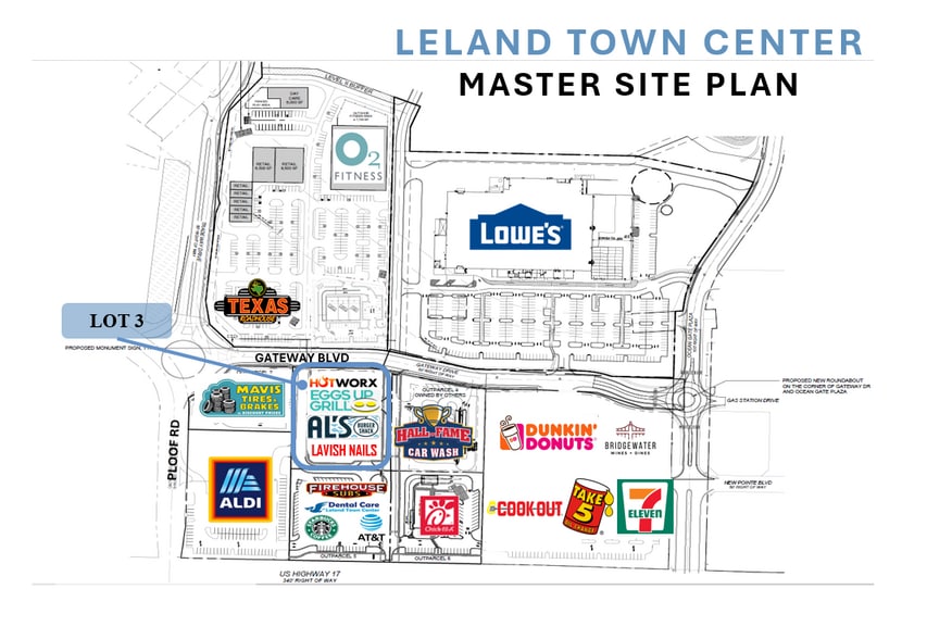 More Photos Of Hwy 17 & Ploof Rd, Leland Restaurant For Lease