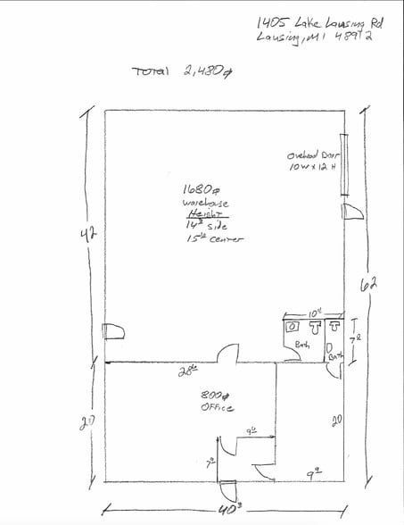 More Photos Of 1405 Lake Lansing Rd, Lansing Warehouse For Lease