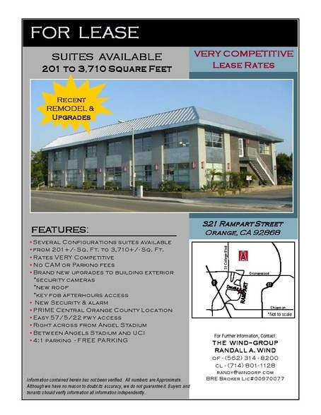 More Photos Of 321 N Rampart St, Orange Office For Lease