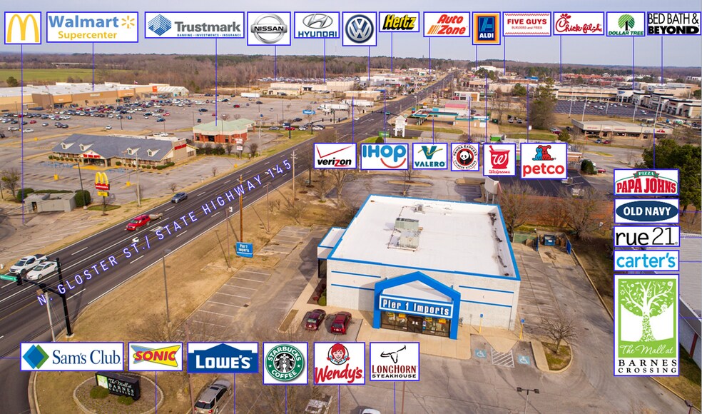 More Photos Of 3836 N Gloster St, Tupelo Freestanding For Lease