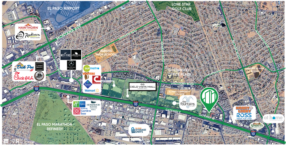 More Photos Of 9101 Gateway Blvd W, El Paso Freestanding For Lease