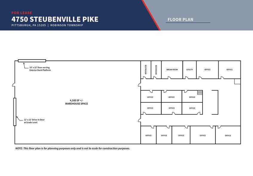 More Photos Of 4750 Steubenville Pike, Pittsburgh Warehouse For Lease