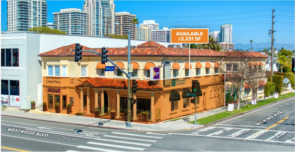 Primary Photo Of 1386-1388 Westwood Blvd, Los Angeles Storefront Retail Office For Lease