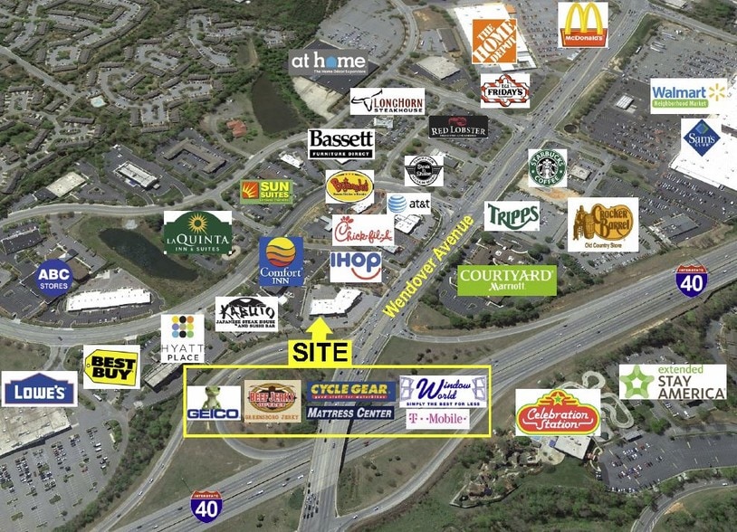 More Photos Of 4401 W Wendover Ave, Greensboro Freestanding For Lease