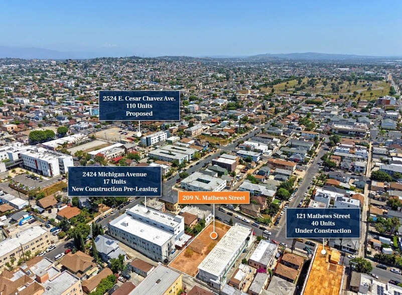 More Photos Of 209 N Mathews St, Los Angeles Land For Sale