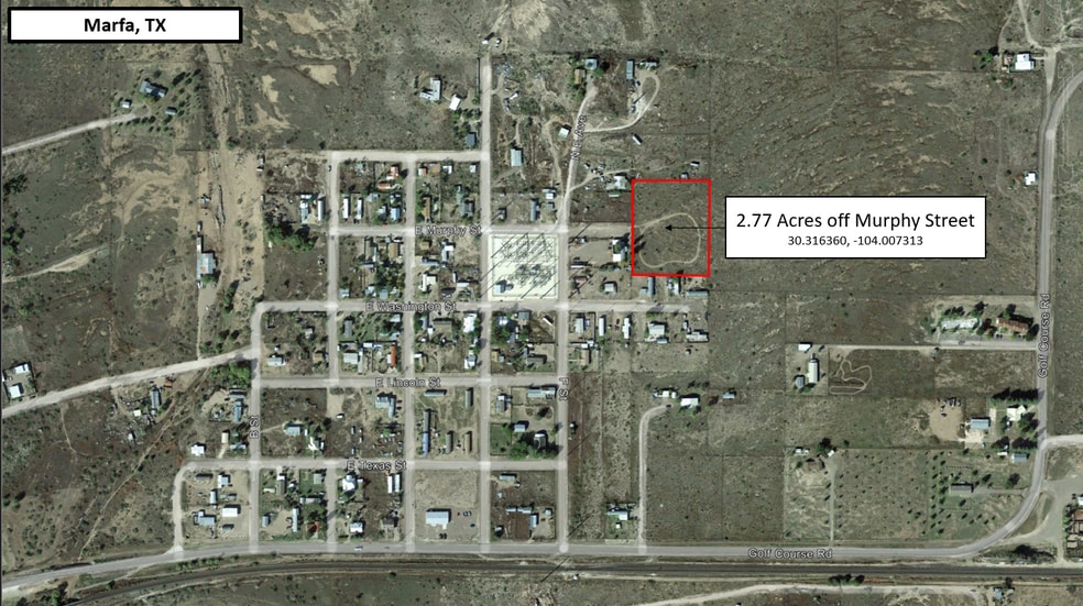 Primary Photo Of E Murphy St, Marfa Land For Lease
