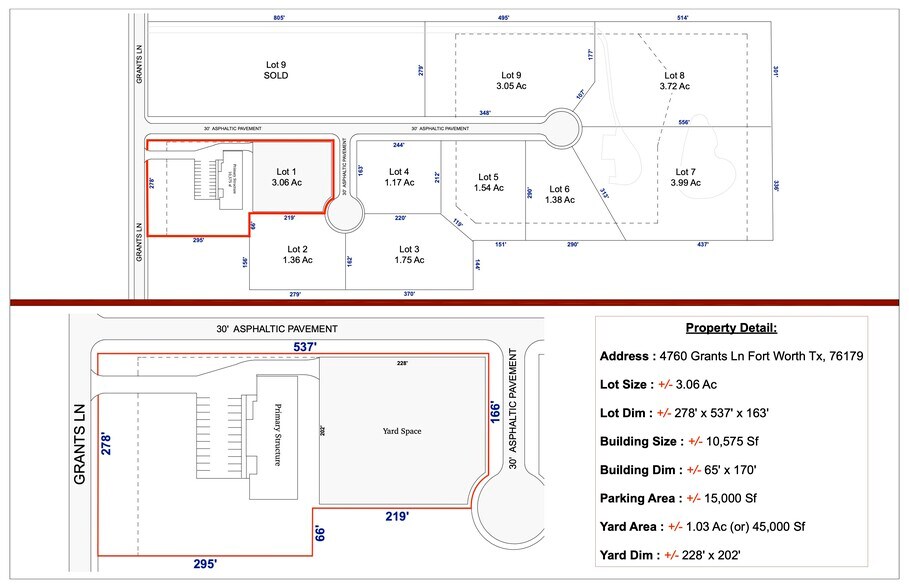 More Photos Of 4760 Grants Ln, Fort Worth Light Distribution For Sale