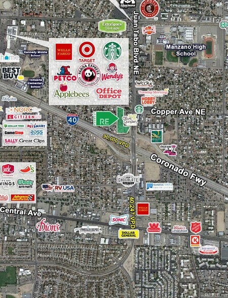 More Photos Of 601 NE Juan Tabo Blvd, Albuquerque Land For Sale