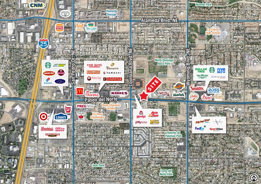 More Photos Of 8150 Paseo Del Norte Blvd NE Paseo, Albuquerque General Retail For Sale
