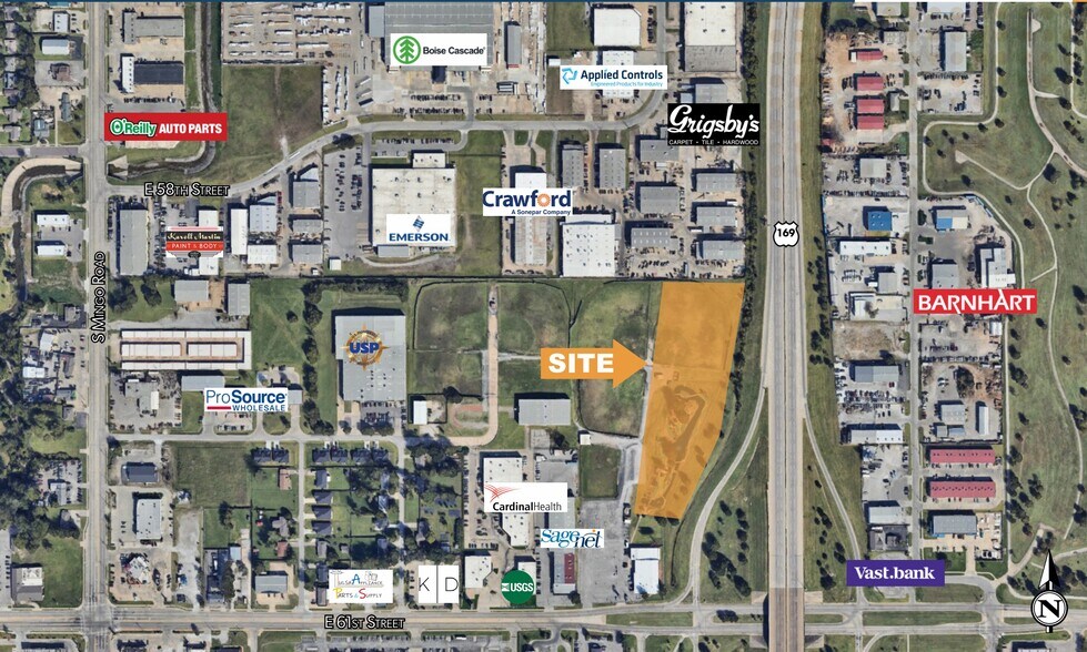 More Photos Of 10305 E 61st St, Tulsa Distribution For Lease