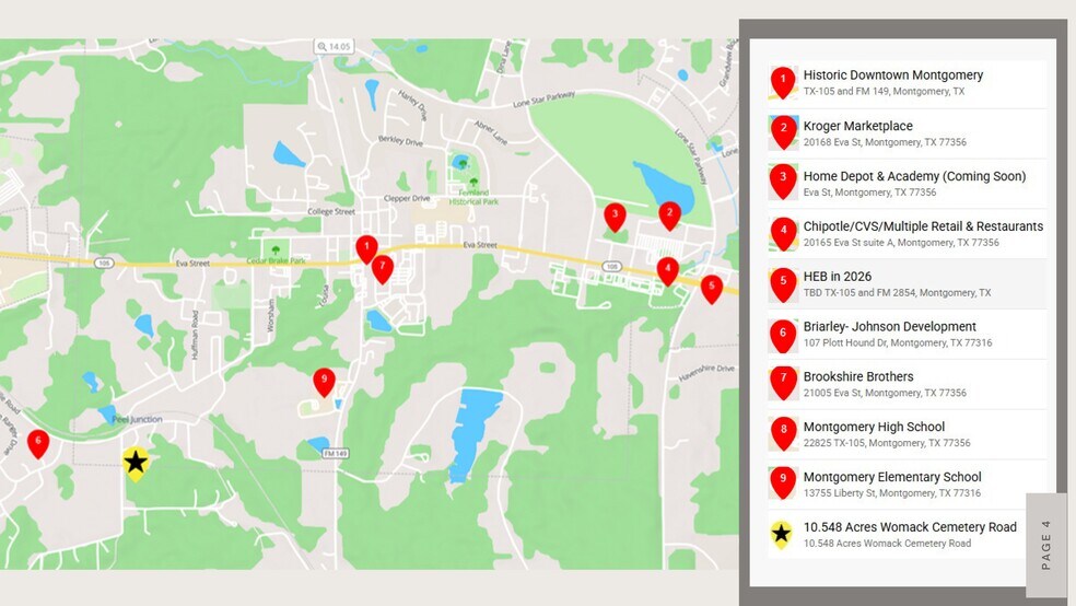 More Photos Of 10.548 Acres, Montgomery Land For Sale