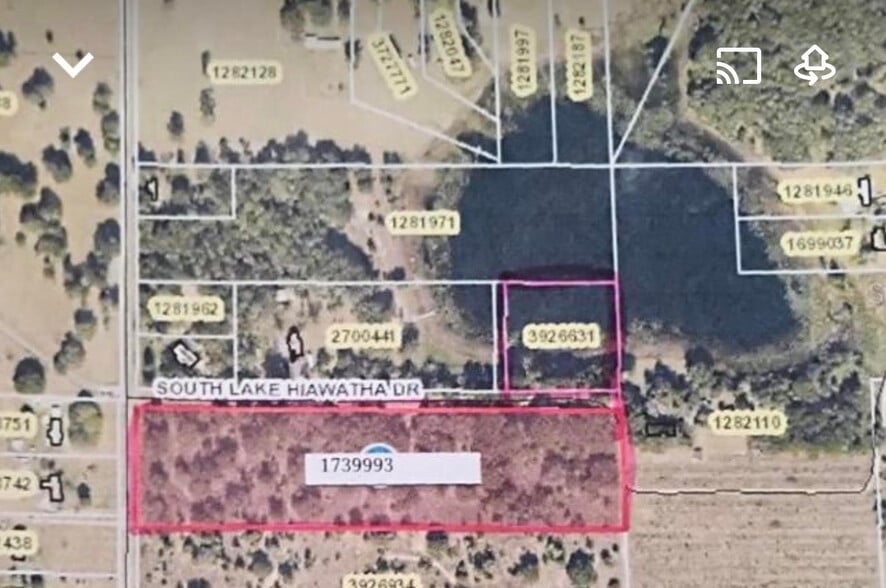 Primary Photo Of SOUTH LAKE HIAWATHA Dr, Lady Lake Land For Sale