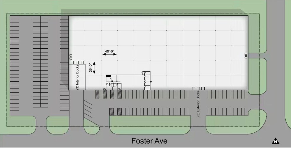 More Photos Of 1001 Foster Ave, Bensenville Warehouse For Lease