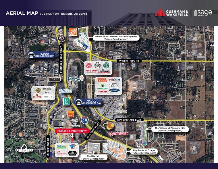 More Photos Of S JB Hunt Dr, Rogers Land For Lease