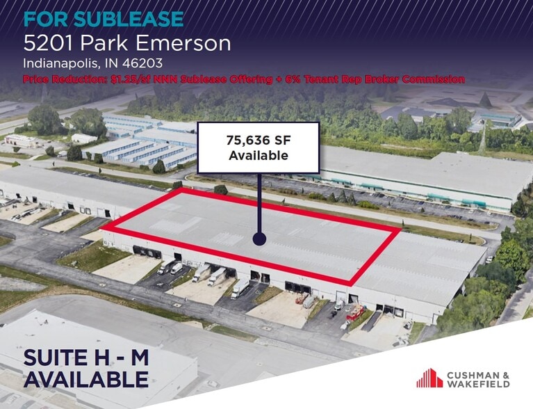 Primary Photo Of 5201 Park Emerson Dr, Indianapolis Distribution For Lease