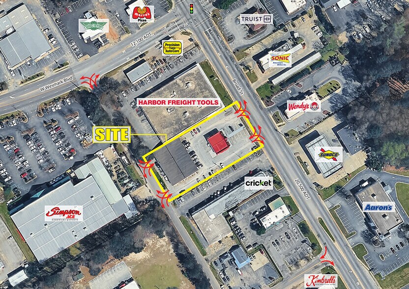 More Photos Of 1090 Broad St, Sumter Land For Lease