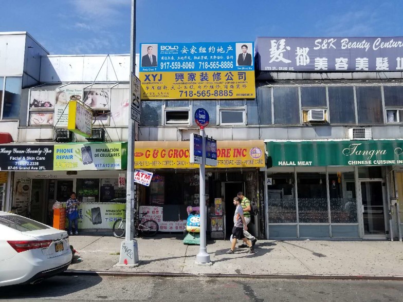 Primary Photo Of 8707 Grand Ave, Elmhurst Storefront Retail Office For Sale