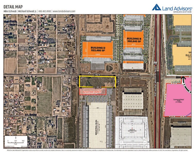 More Photos Of SEC Cotton Ln & Glendale ave, Waddell Land For Sale