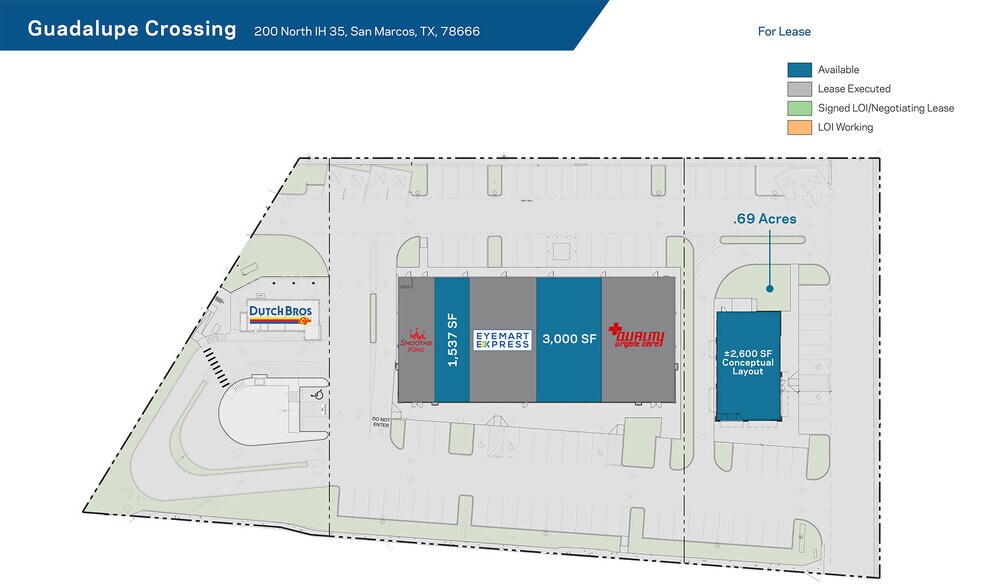 More Photos Of 200 N Interstate 35, San Marcos Storefront Retail Office For Lease