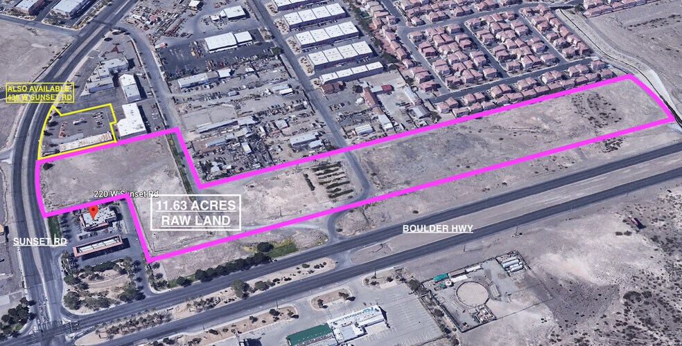 Primary Photo Of Boulder Highway @ Sunset Rd to near Galleria Dr, Henderson Land For Sale