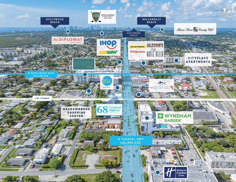 More Photos Of 66-68 N Federal Hwy, Dania Beach Freestanding For Sale