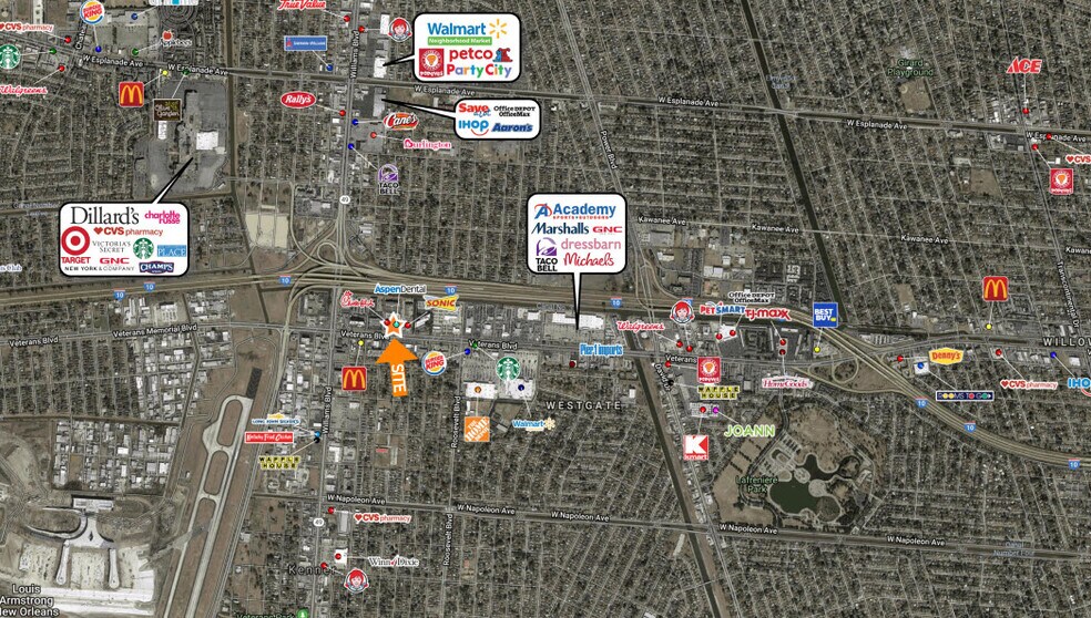 More Photos Of 2240 Veterans Memorial Blvd, Kenner Freestanding For Sale