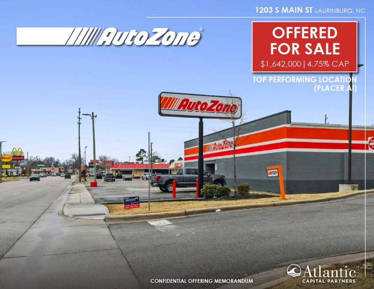 Primary Photo Of 1203 S Main St, Laurinburg Freestanding For Sale