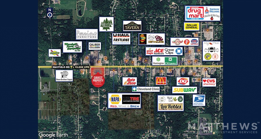 More Photos Of 8001-8053 Mayfield Rd, Chesterland General Retail For Lease