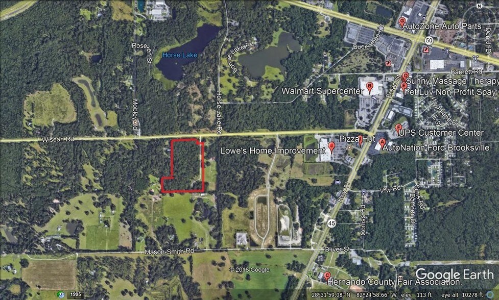 Primary Photo Of 00 Wiscon Rd, Brooksville Land For Sale