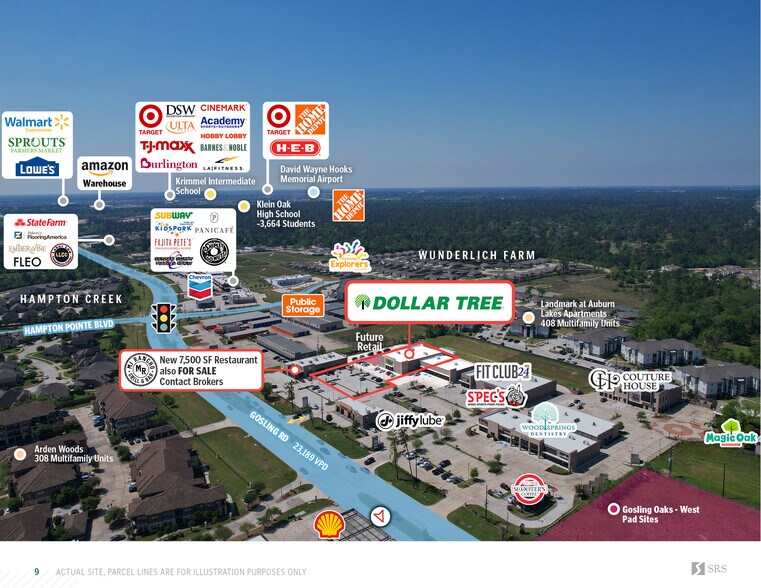 More Photos Of 24527 Gosling Rd, Spring Storefront For Sale